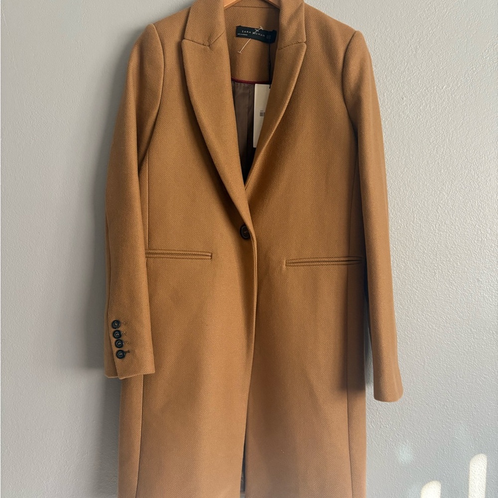 ZARA Manteco Wool Trench Coat